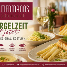 Spargelzeit im Timmermanns Restaurant