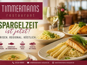 Spargelzeit im Timmermanns Restaurant