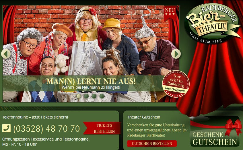 Radeberger Biertheater immer einen Besuch wert!