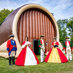 300 Jahre Riesenweinfass:Festung Königstein feiert großes Barockfest