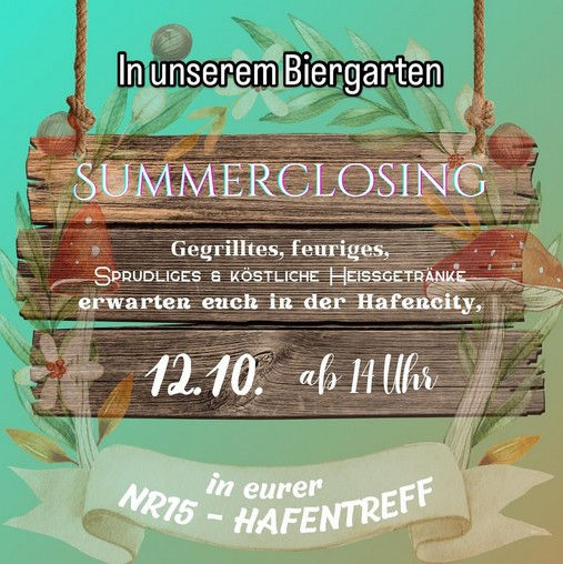 Sommerclosing im Restaurant Genuss am Hafen Nr13