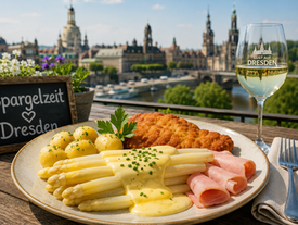 Spargelzeit in Dresden genießen
