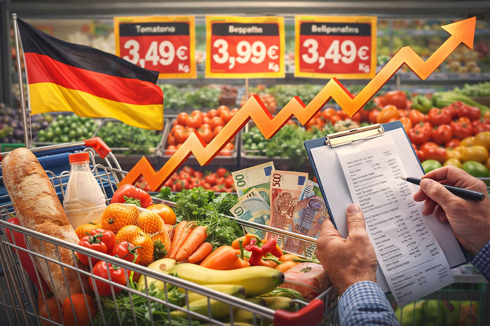 Steigende Lebensmittelpreise in Deutschland