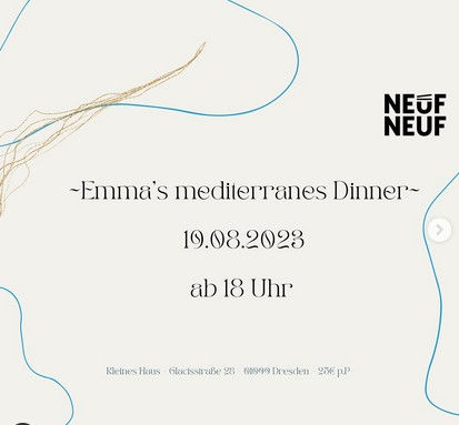 Emma´s mediterraneres Dinner