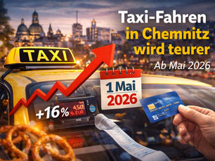 Taxi-Fahren in Chemnitz wird teurer