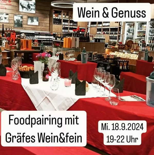 Wein & Genuss - Foodpairing mit Gräfes Wein&fein