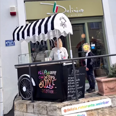 Italienisches Eis auf dem Weißen Hirsch genießen