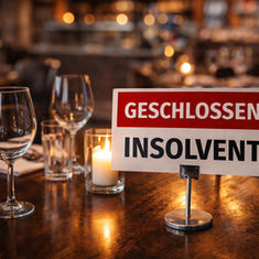 Insolvenzen steigen – und das Gastgewerbe steht erneut an der Spitze