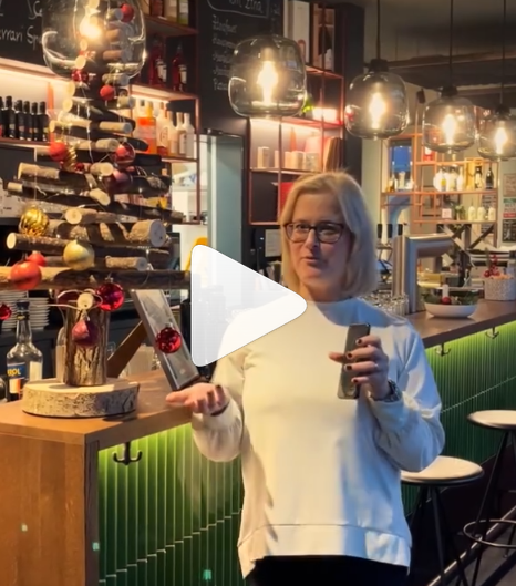 Ina Giuffrida in ihrem Restaurant
