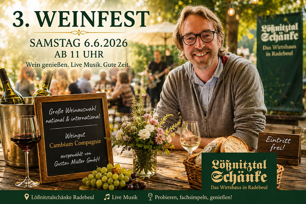 Weinfest in der Lößnitztal Schänke