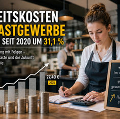 Steigende Arbeitskosten im Gastgewerbe