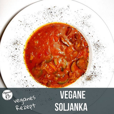 Vegannett Biomanufaktur Rezeptempfehlung - Vegane Soljanka