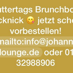 Restaurant johann - Die Muttertags Brunchbox!