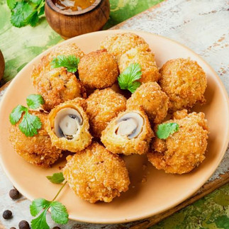 zarte Hühnerroulade mit Kartoffelpüree