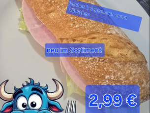 Belegte Brötchen mal anders – kuhl genießen in der Blauen Kuh!