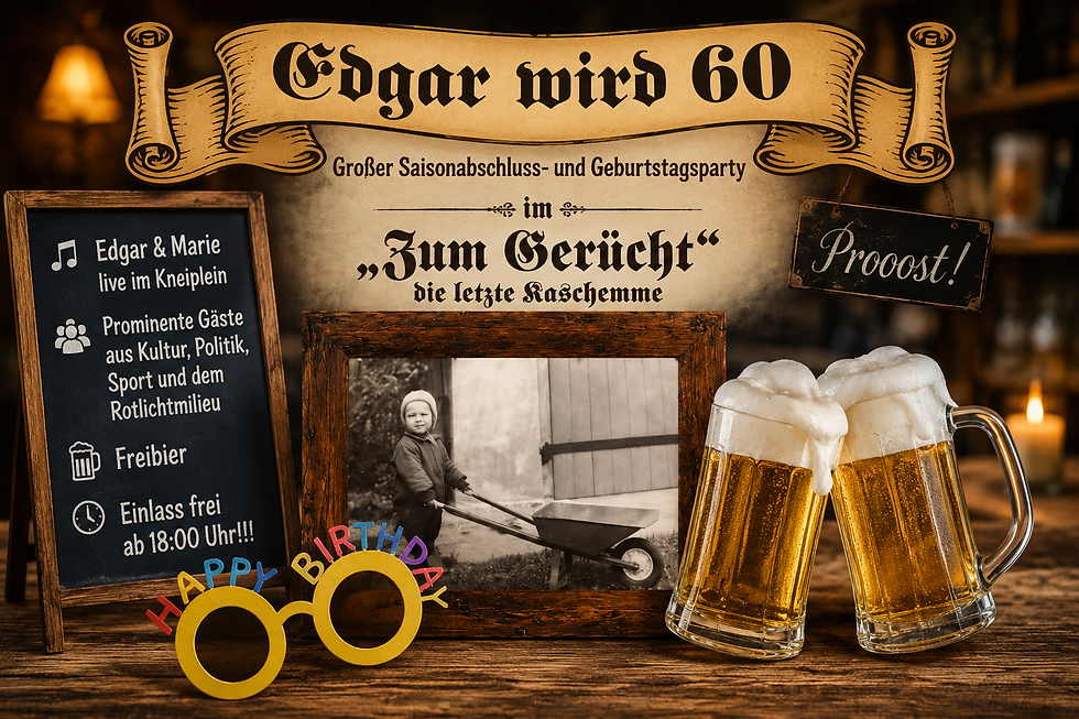 Edgar’s 60. Großer Saisonabschluss!