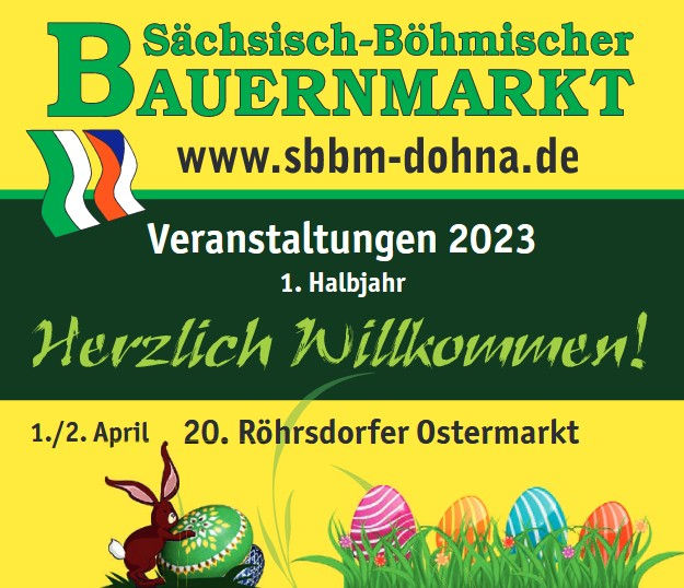 01.04/02.04.2023 - 20. Röhrsdorfer Ostermarkt!