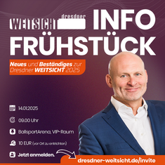 Dresdner WEITSICHT-Informationsfrühstück am 14.01.2025