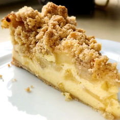 Lust auf Dresden Autorin Sandra bäckt Apfel-Quark-Kuchen mit Müsli-Streuseln!