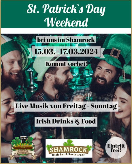 St. Patrick´s Day im Shamrock