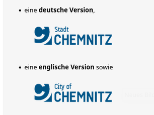 Stadt Chemnitz passt Wort-Bild-Marke an – Auftritt ohne Claim ab 2026
