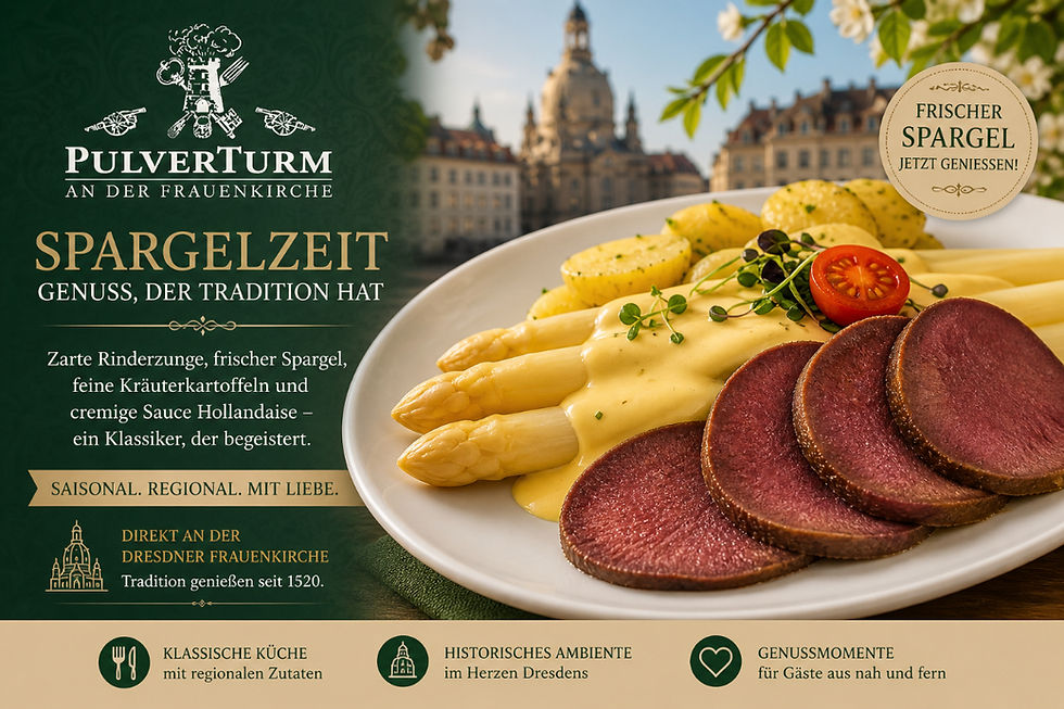 Spargelgenuss im historischen Ambiente