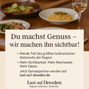 Du machst Genuss – wir machen ihn sichtbar!