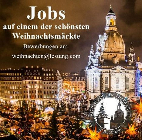 Jobs auf einem der schönsten Weihnachtsmärkte!