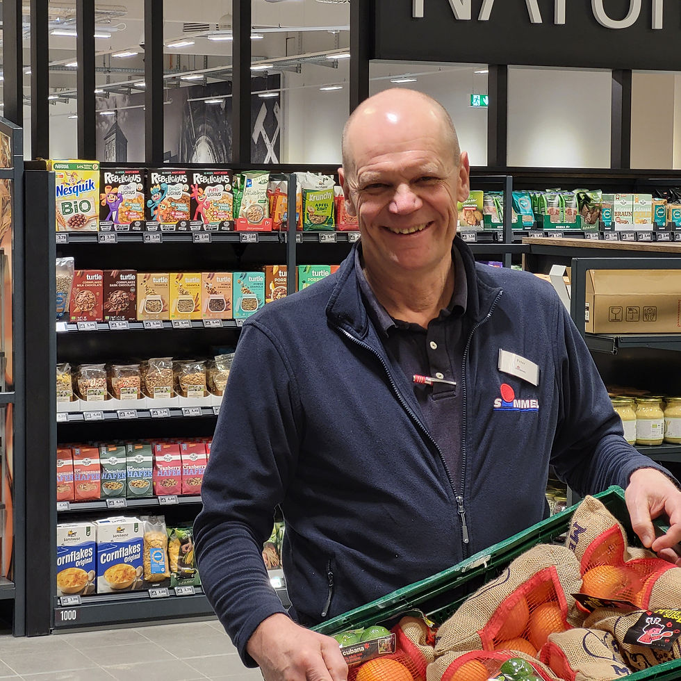 Peter Simmel im neuen Markt