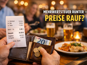 Steuersenkung ohne Effekt? Warum Chemnitzer Gäste beim Essen gehen leer ausgehen