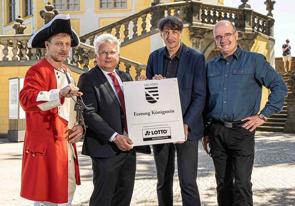 Sachsenlotto und Festung Königstein