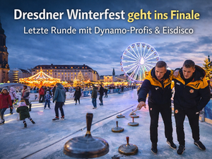 Dresdner Winterfest geht ins Finale – Dynamo-Profis auf dem Eis