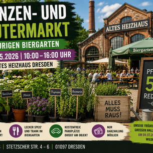 Pflanzenmarkt im alten Heizhaus