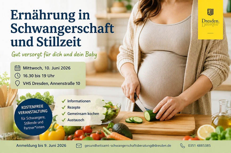 Ernährung während Schwangerschaft und Stillzeit