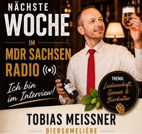 Bierkultur aus dem Kaiserhof – MDR Sachsen Radio im Gespräch mit Radeberger-Biersommeliere Tobias Meissner