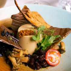 Carolaschlösschen: Vegane Panna cotta vom Steinpilz – Herbstgeschmack mit Wow-Effekt