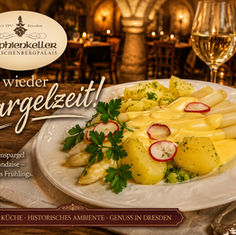 Spargelzeit im Sophienkeller Dresden