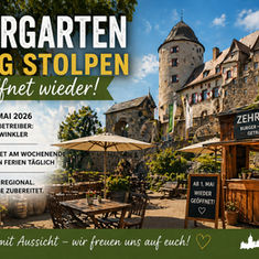 Zehrgarten Burg Stolpen öffnet wieder!