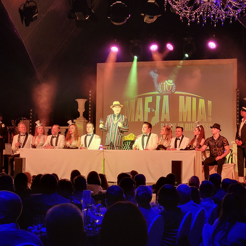 Back in Business - Großartige Premiere der Mafia Mia Dinnershow !