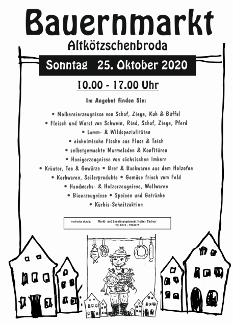 Wohin in Dresden und Umgebung - Traditioneller Herbst-Bauernmarkt in Altkötzschenbroda am 27.10.2019