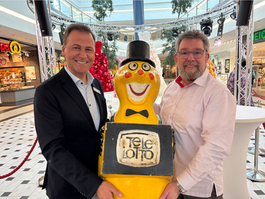 ELBEPARK-DRESDEN-Center-Manager Gordon Knabe, Telelotto-Otto und Torsten Meisel