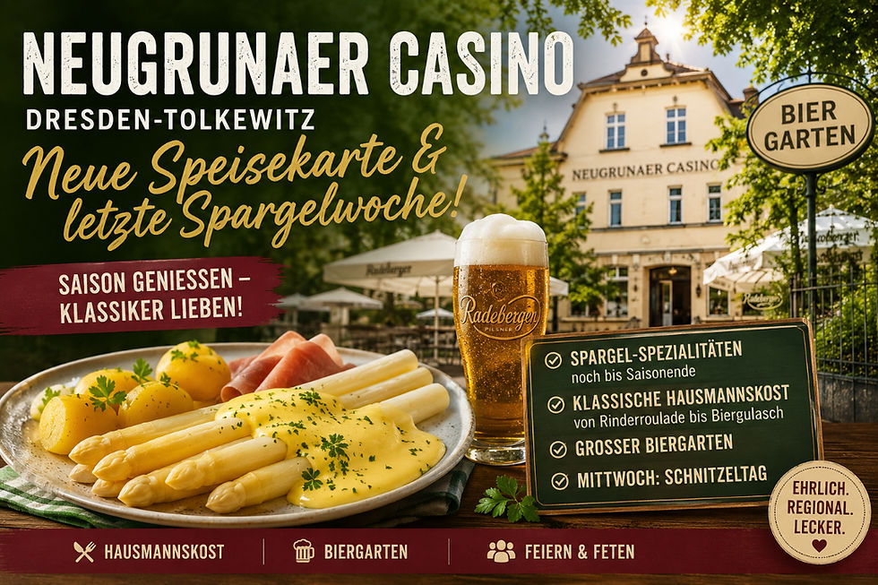 Neugrunaer Casino Saison Spezialitäten