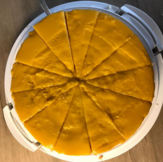 Restaurant Fuchshöhl - Lecker Mango Pudding Torte.