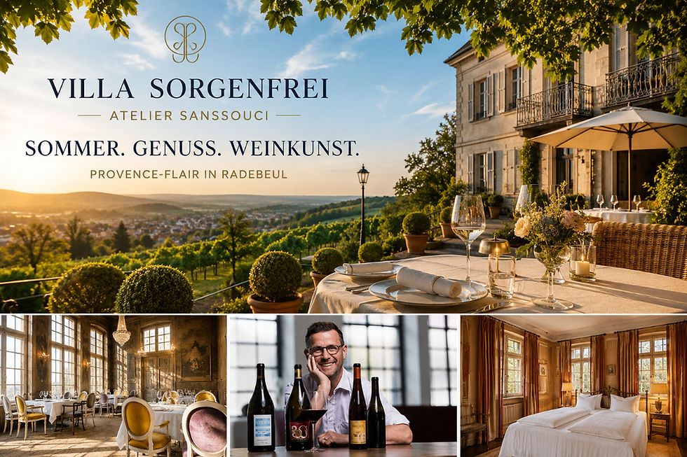 Villa Sorgenfrei – Provence-Flair in Radebeul