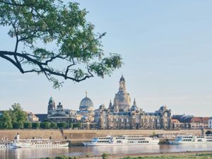 Blick auf die Altstadt mit Frauenkirche