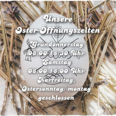 Oster-Öffnungszeiten bei Elias Boulanger Brotbäckerei!