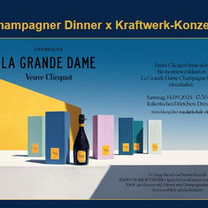 Champagner Dinner x Kraftwerk-Konzer