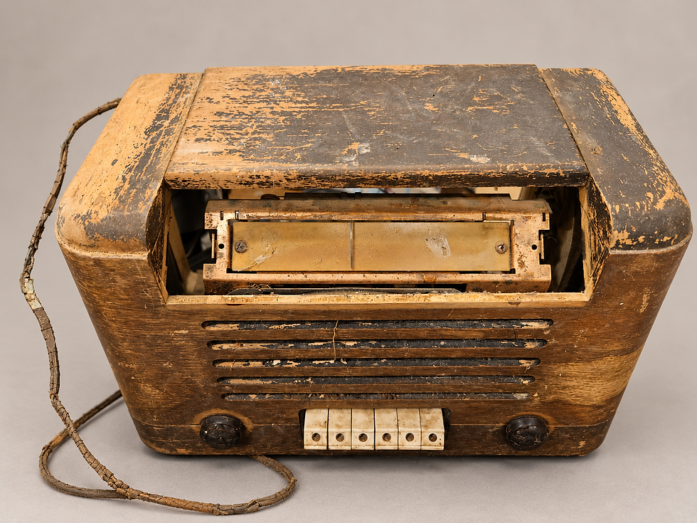 Worn Vintage Wooden Radio.png