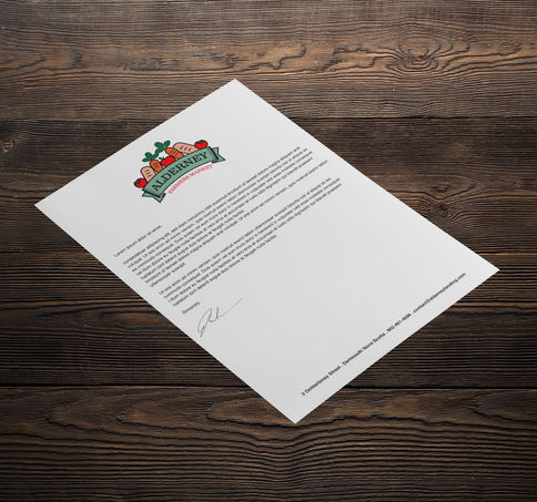 Alderney Farmers Market Letterhead