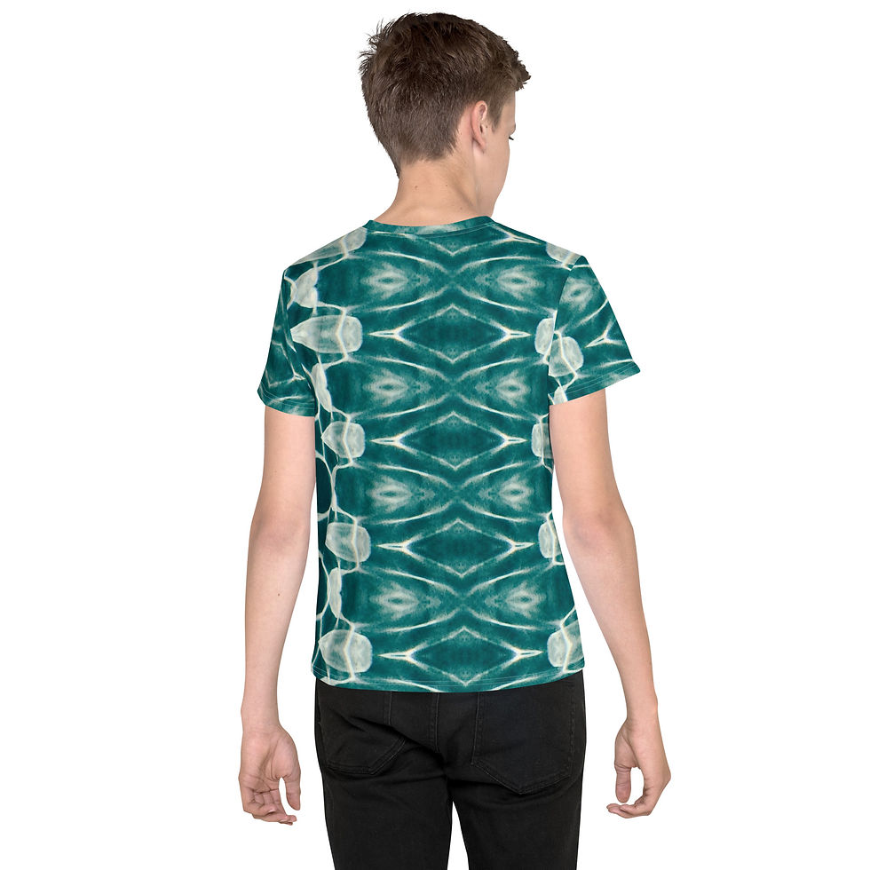 Miniatura: Camiseta juvenil de cuello redondo